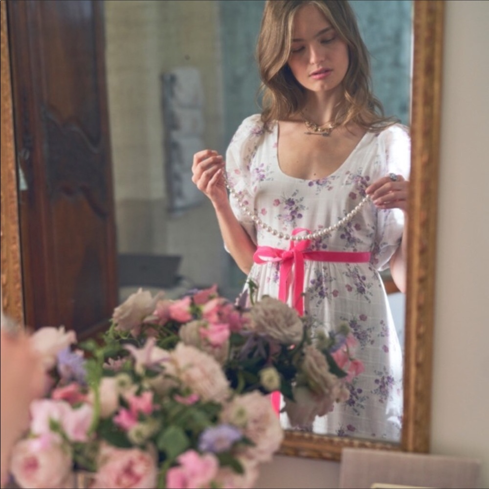 NWT LoveShackFancy x Aerin Colby Dress - Picture 3 of 7